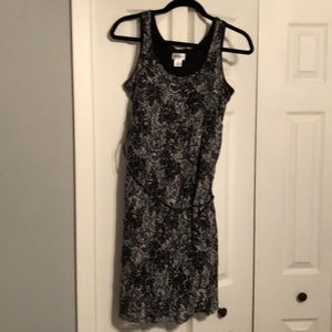Lacy black maternity dress